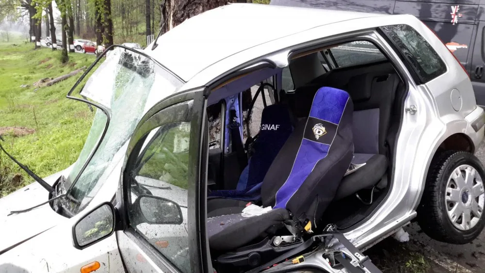 Zničený Ford Fusion