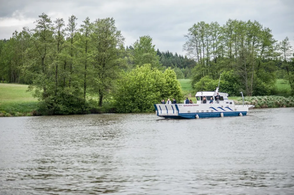 Otevření plavební komory Hněvkovice