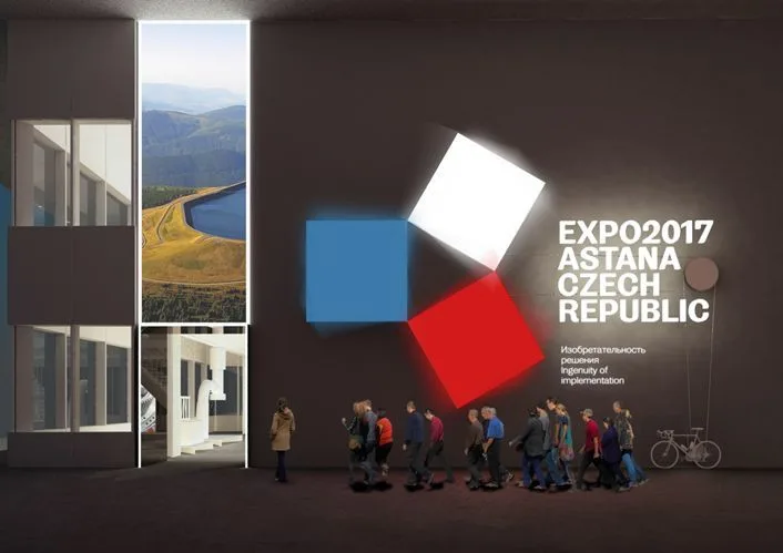 Vizualizace českého pavilonu.