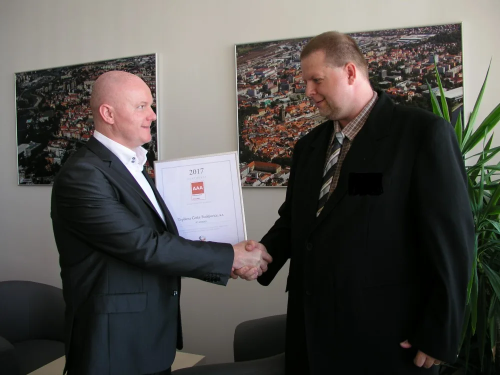 Certifikát AAA předání C