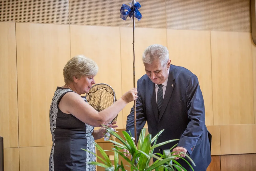 Ivana Stráská a Miloš Zeman.