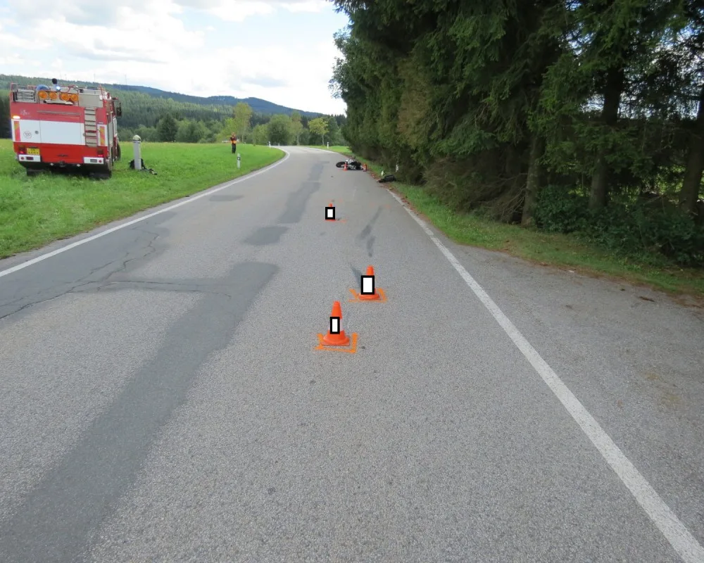 Nehoda motorkáře u Přední Výtoně.