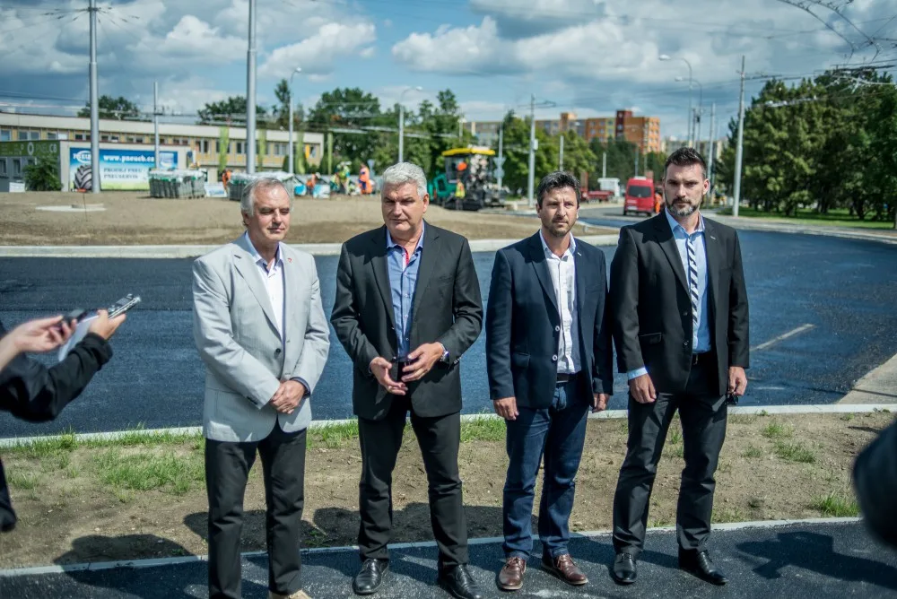 Zleva František Konečný, Antonín Krák, Josef Knot a Jiří Švec.