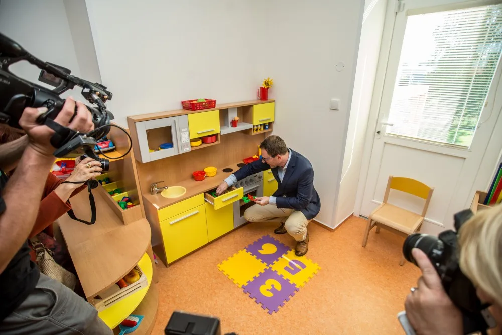 Šedesát míst nabízí nová českobudějovická školka Adolfa Trägera v Kněžských Dvorech.