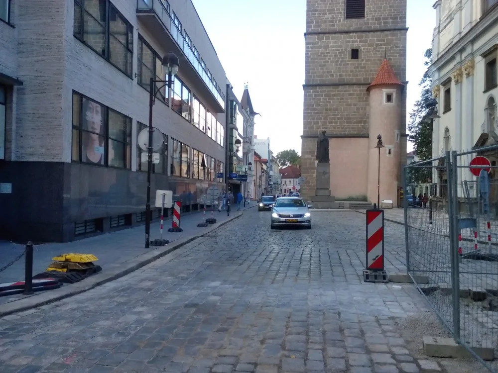 Ulice U Černé věže v Českých Budějovicích.