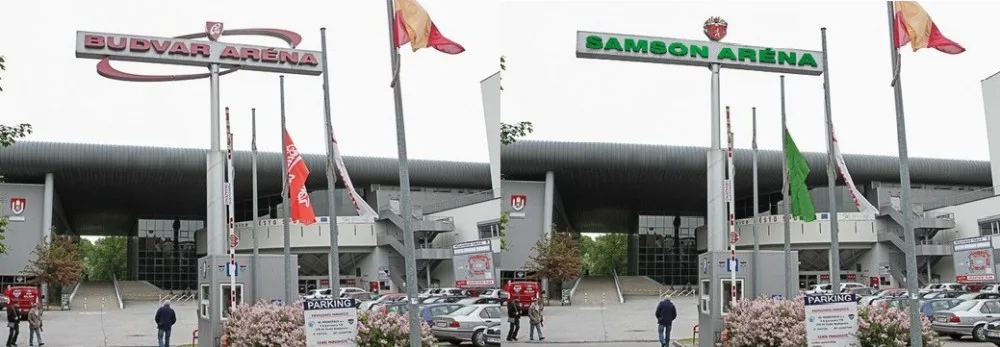 Českobudějovický zimní stadion.