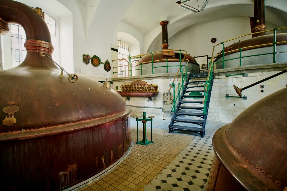 Historický pivovar Český Krumlov.