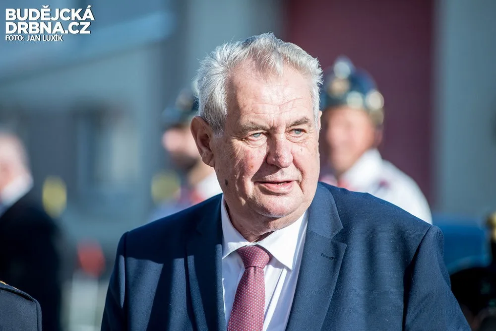 Prezident Miloš Zeman.