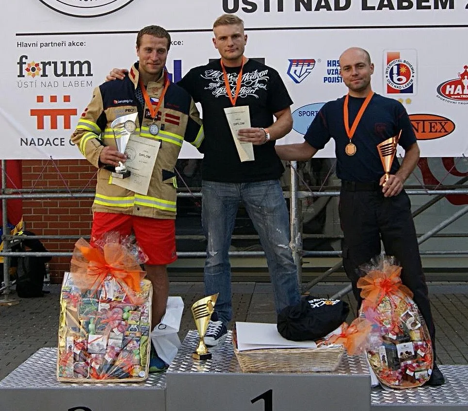 Písecký hasič Michal Brousil ve své věkové kategorii A (do 34 let) nenašel přemožitele a z Ústí nad Labem si odvezl mistrovský titul.