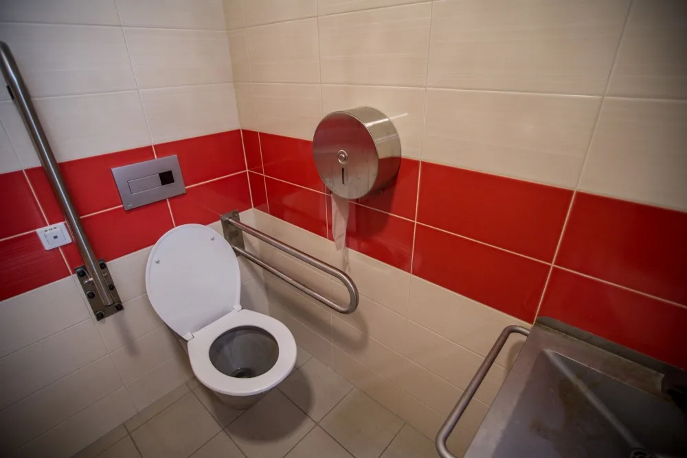 Veřejné toalety ve Stromovce.