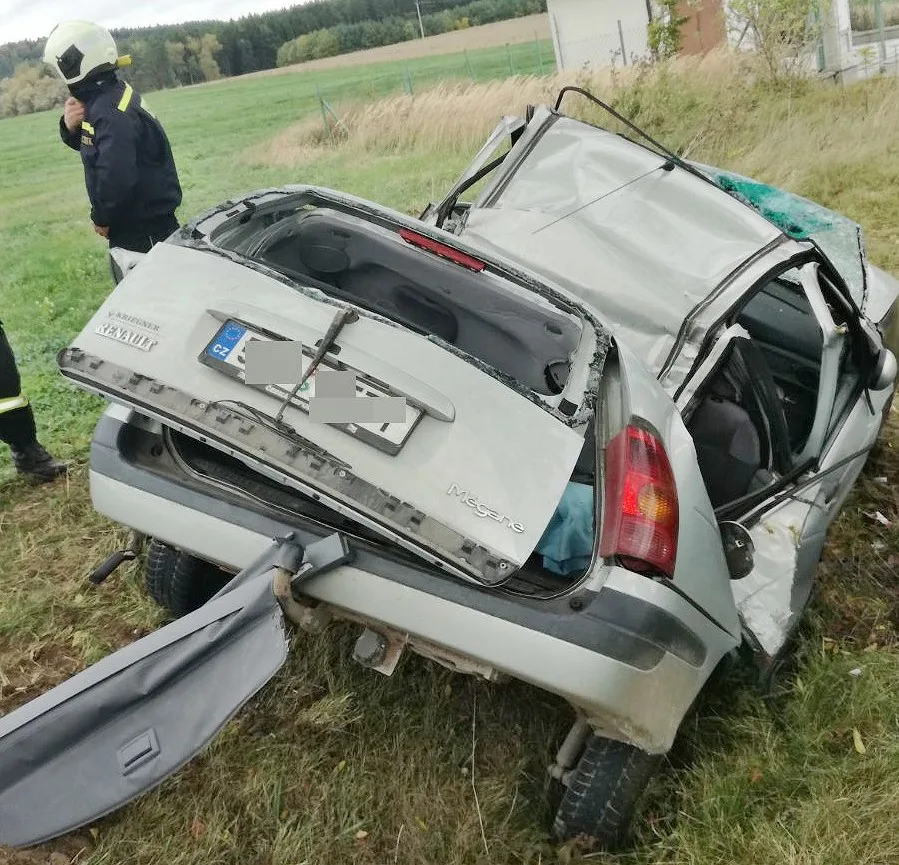 Dopravní nehoda u Katovic.