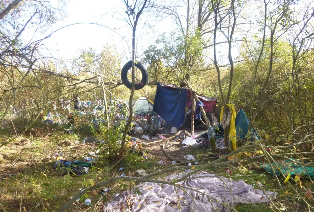 Stanové městečko u Vrbenských rybníků