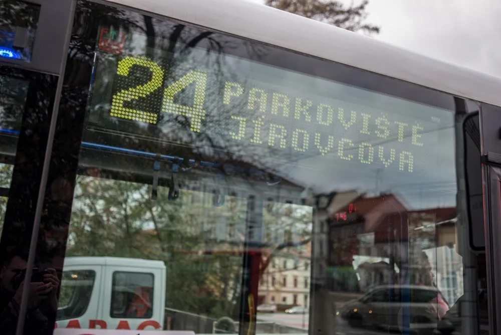 V Budějcích od středy 1. listopadu lidem slouží nová autobusová linka číslo 24.