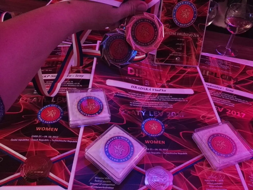 Jihočeské střelkyně si skvěle vedly při prestižní mezinárodní soutěži Zlatý lev.