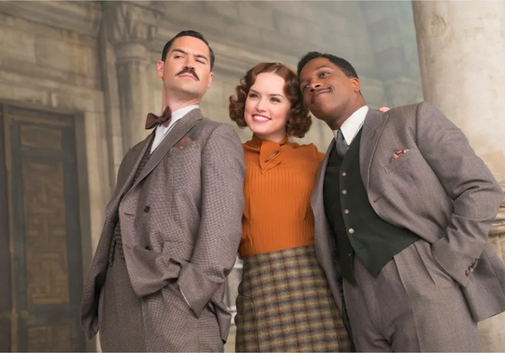 Manuel Garcia-Rulfo, Daisy Ridley, Leslie Odom Jr.