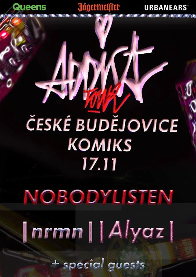 Pozvánka na Addict v Budějcích