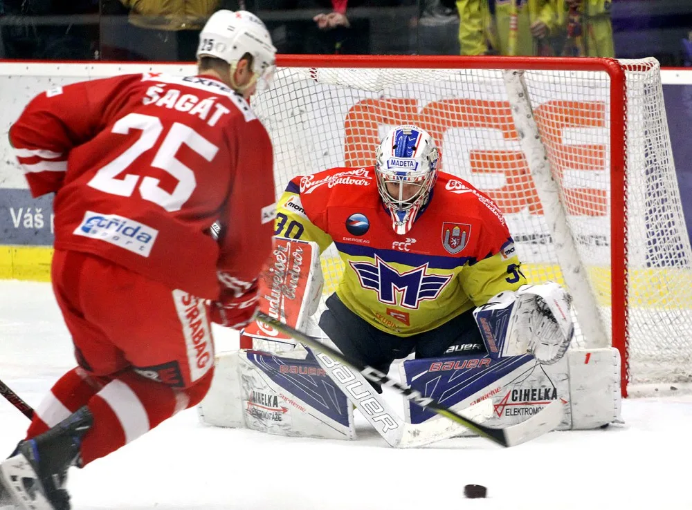 Martin Šagát korigoval stav utkání těsně před koncem na 2:4 z pohledu Pražanů