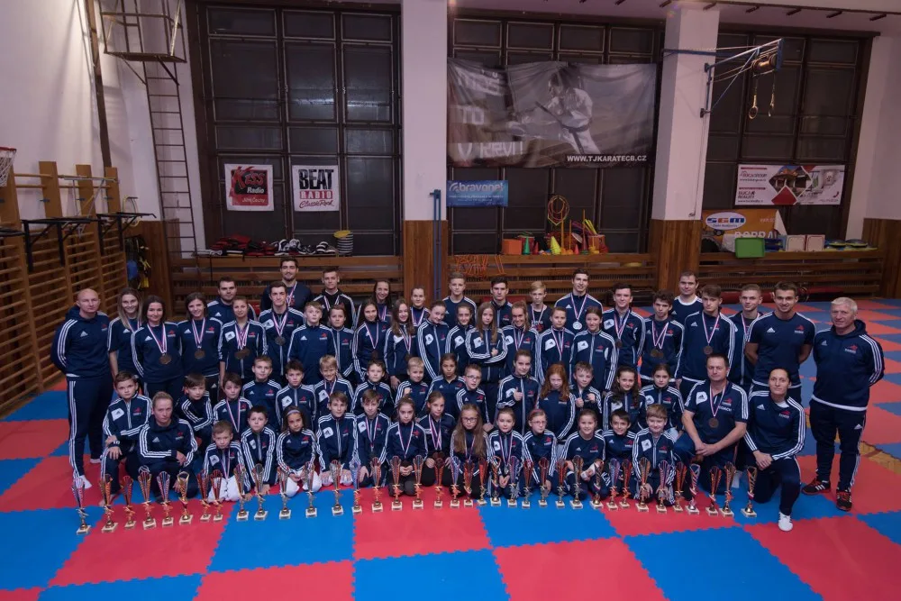 TJ Karate České Budějovice po mistrovství republiky 2017