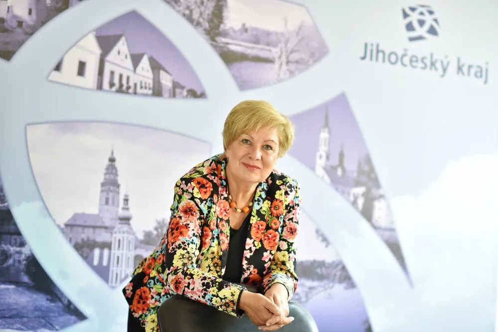Hejtmanka Jihočeského kraje Ivana Stráská.