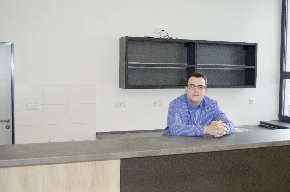 Tomáš Podmajerský, předseda Studentské unie VŠTE.