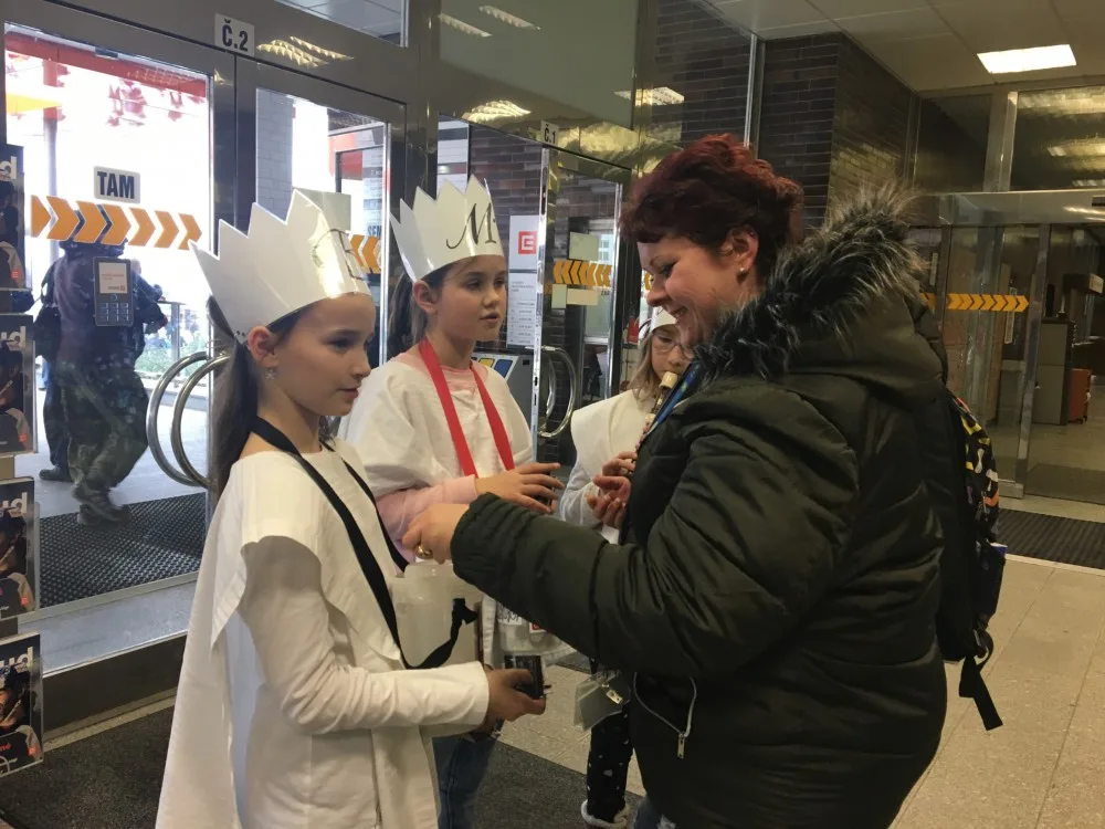 Do Temelína jezdí tři králové koledovat pravidelne