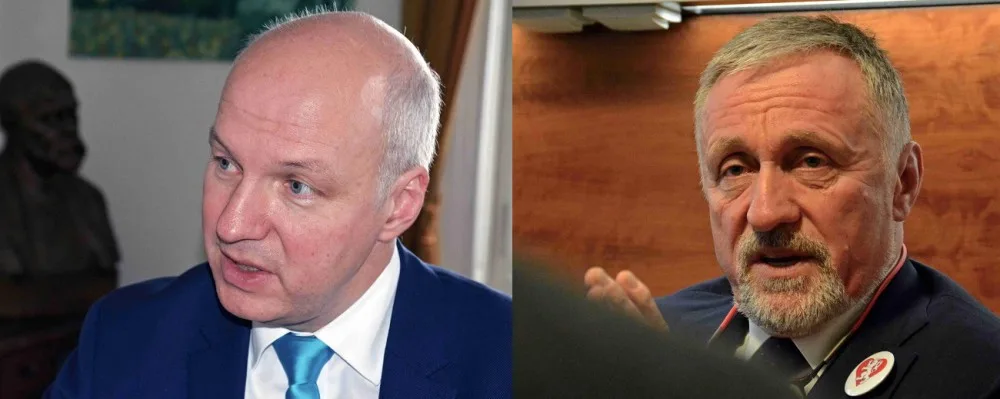 Pavel Fischer a Mirek Topolánek