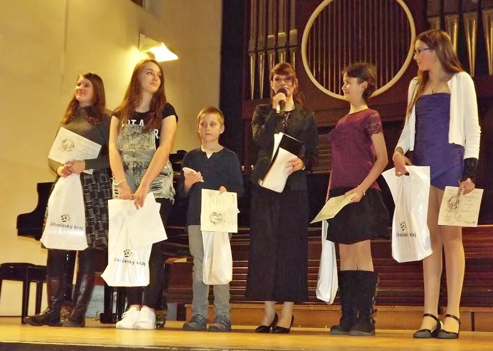 Vyhlašování loňského ročníku ankety Talent Jihočeského kraje.