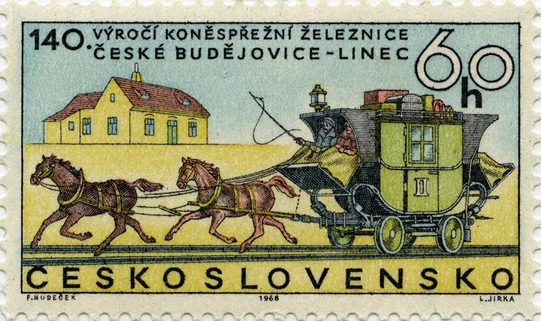 Známka z roku 1968