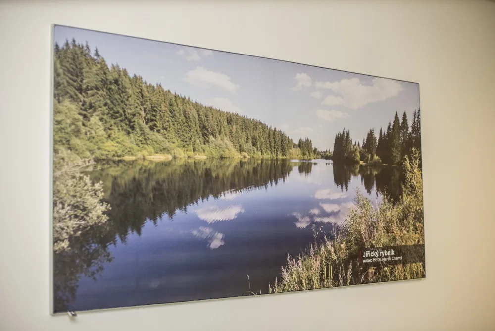 Odpočinkovou zónu zdobí unikátní fotografie