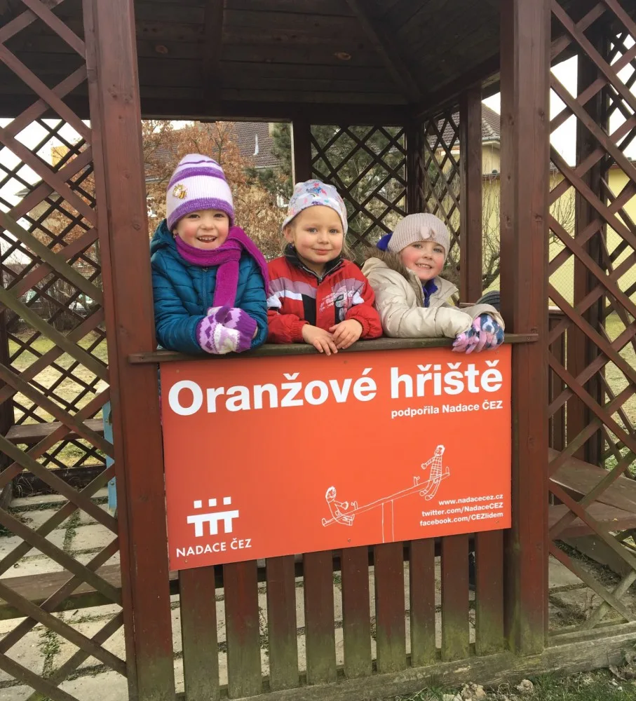 Hřiště vzniklo za přispění Nadace ČEZ