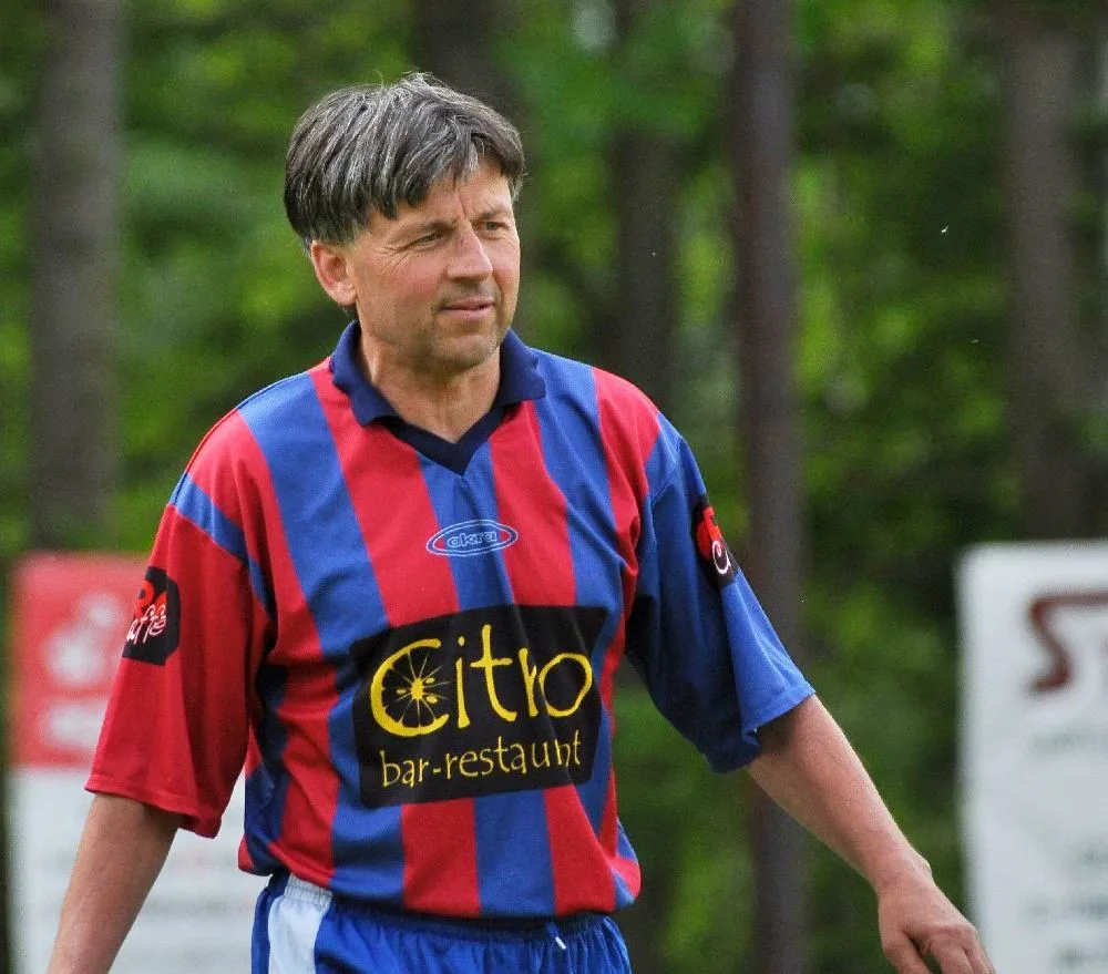 Ladislav Šolc na jaře 2015 v dresu českobudějovické Akry.