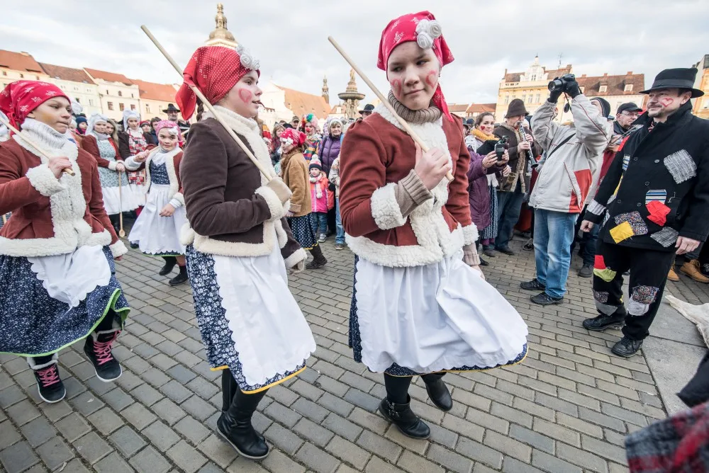 Masopust i letos ovládl centrum Budějc.