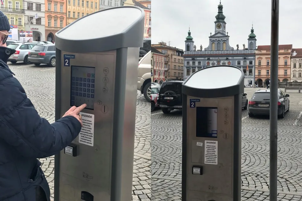 Nový automat na náměstí Přemysla Otakara II.