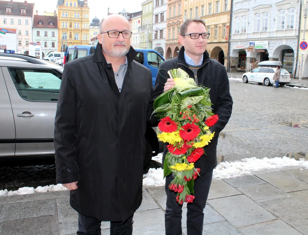 Primátor s náměstkem připomněli výročí narození prvního československého prezidenta.