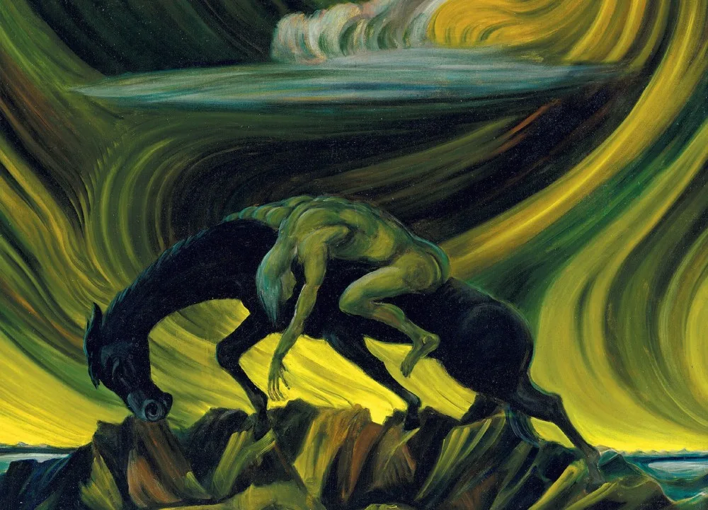 Anton Jazsusch, Nirvána, 1922, Východoslovenská galerie.