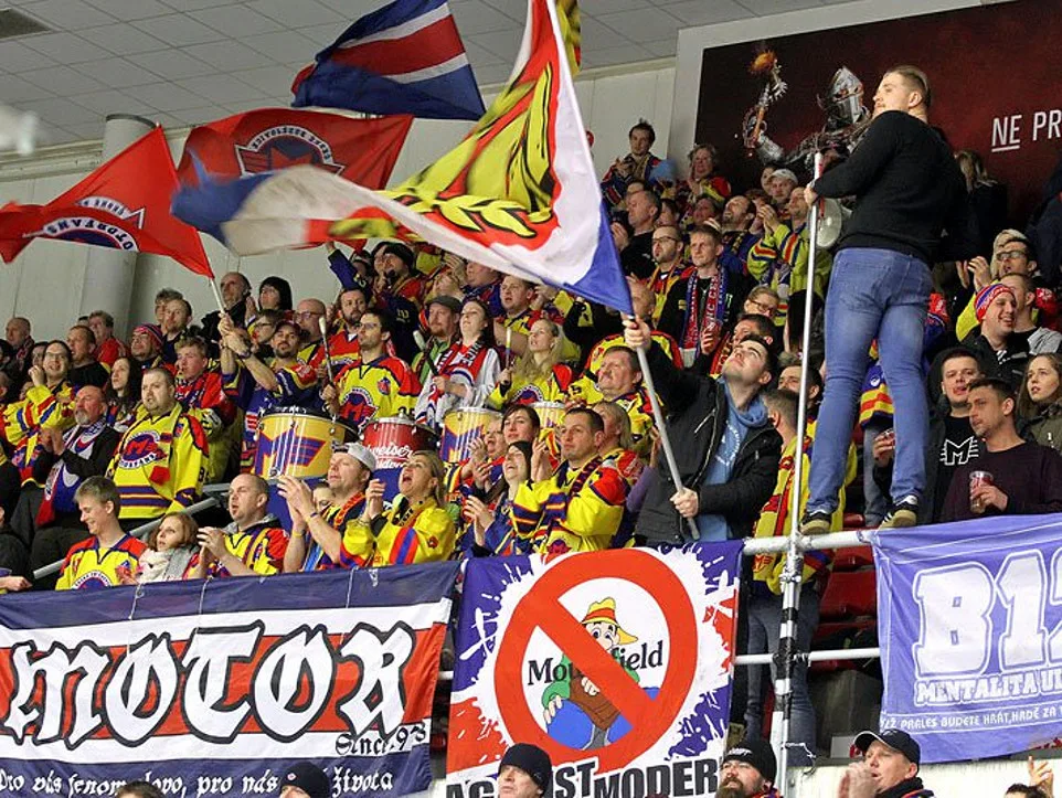 Fanoušci budějckého Motoru jsou opět mezi nejlepšími příznivci hokeje v Evropě.