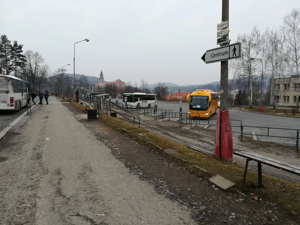 Autobusové nádraží v Českém Krumlově se dočká rekonstrukce.