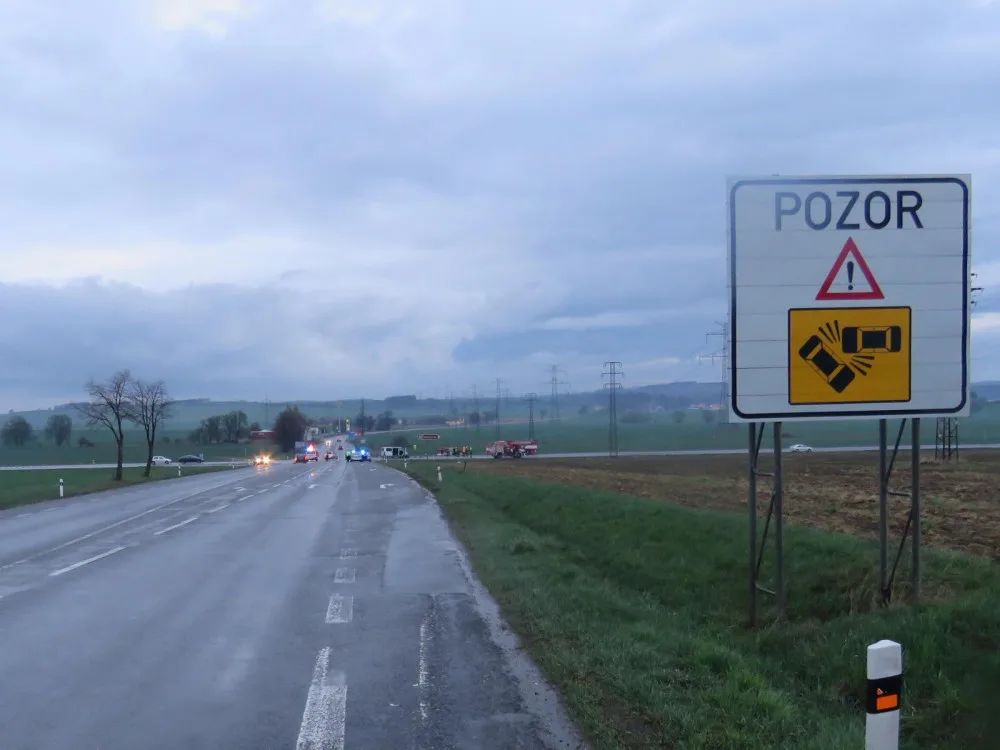 Nehoda u Let na Písecku.