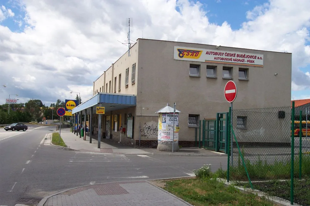 Autobusové nádraží v Písku