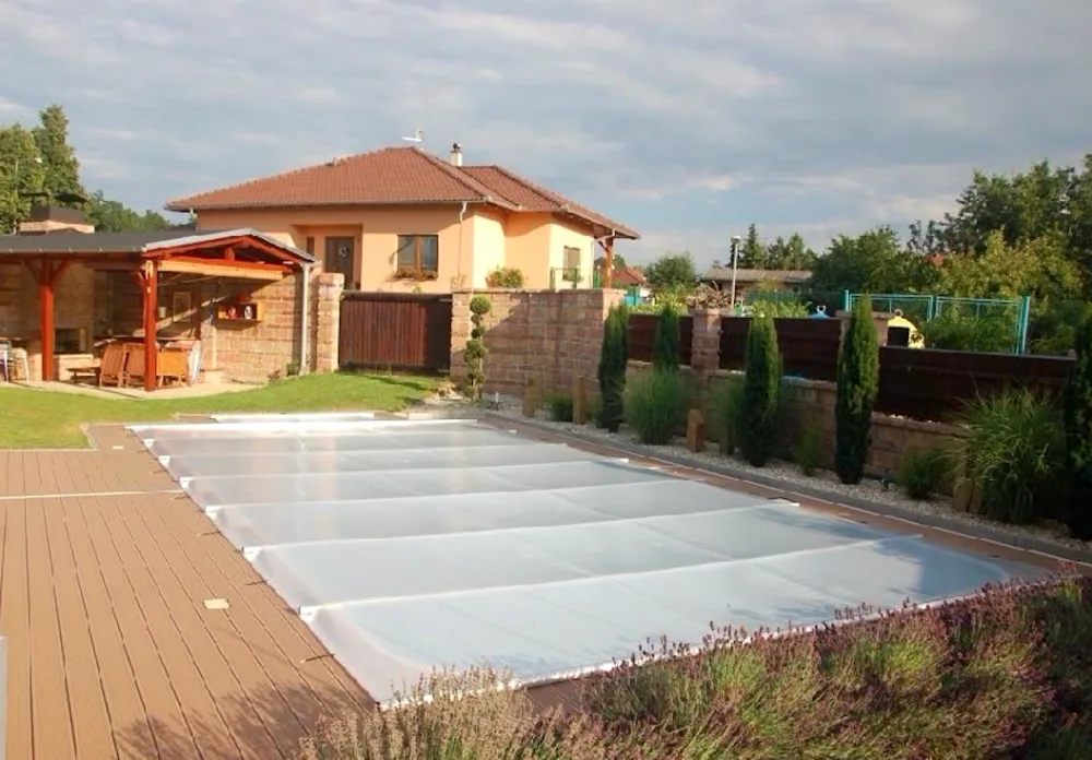 Celoroční bezpečnostní bazénová plachta SOLAR