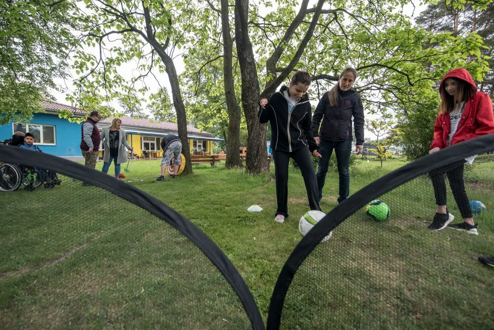 Sportovní den v budějckém Centru Bazalka