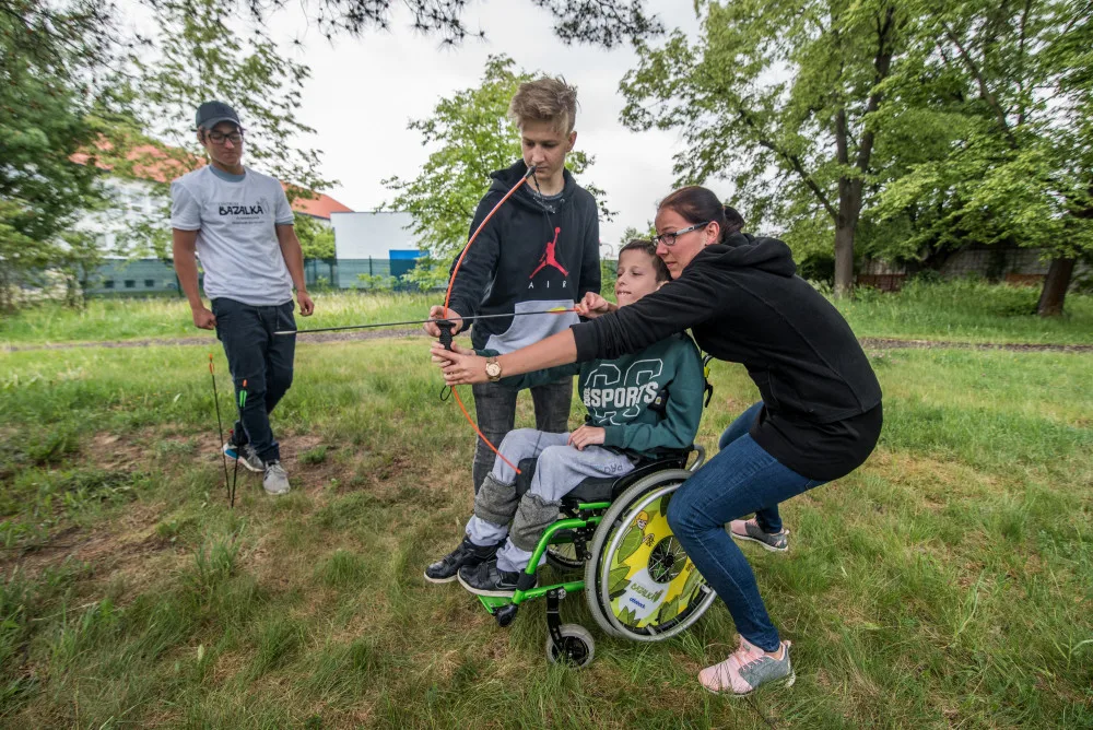 Sportovní den v budějckém Centru Bazalka