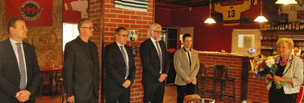 Hejtmanka se sešla s úspěšnými staršími dorostenci hokejového Motoru.
