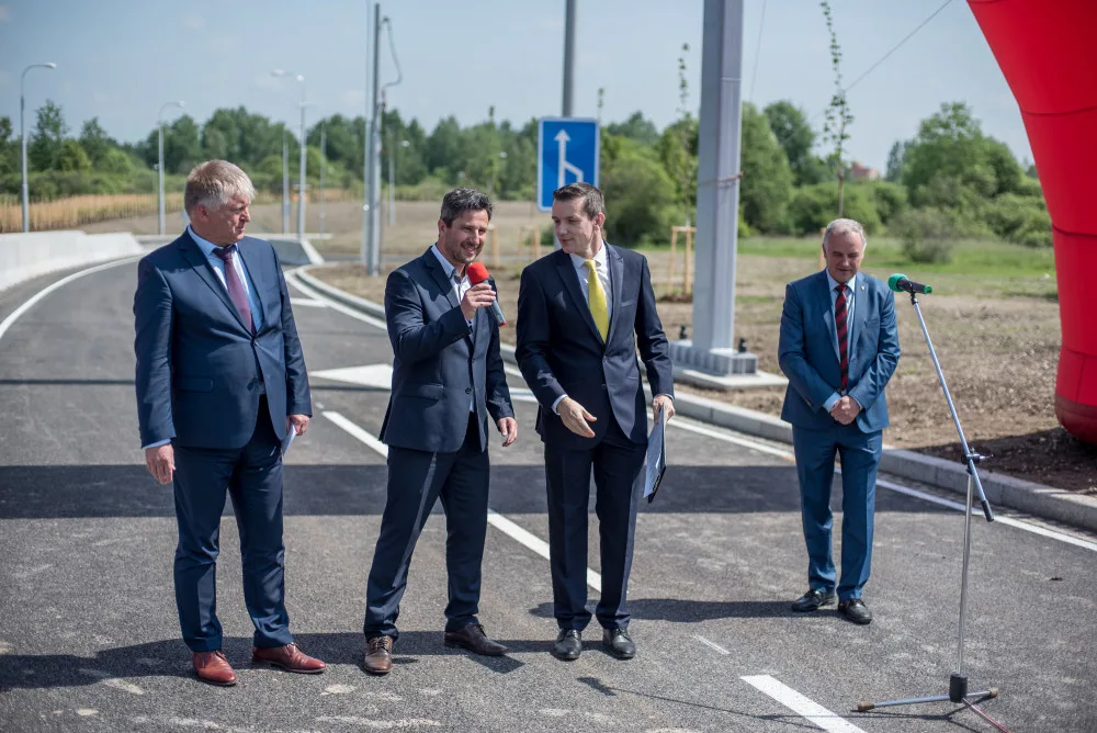 Slavnostní otevření propojky Máj a Vltava.