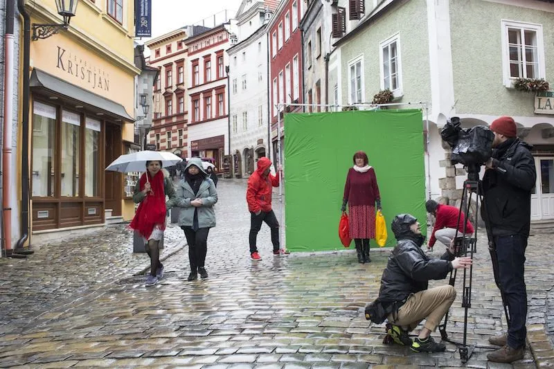 Přípravy na spuštění projektu probíhaly za každého počasí.