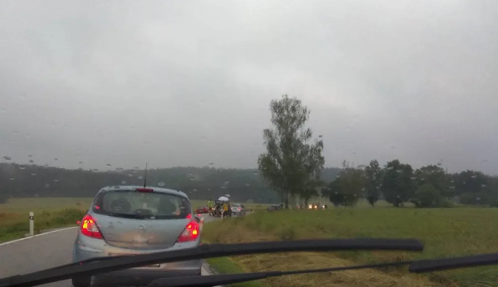 U Plava došlo k nehodě dvou osobních aut.