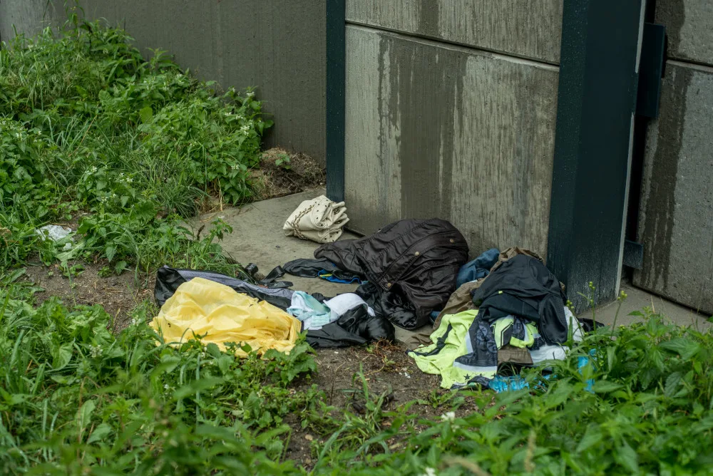 Ještě než stavbaři předali novou protihlukovou stěnu u výpadovky na Písek, která od frekventované čtyřproudové silnice odděluje sídliště Vltava v Budějcích, stačili ji "vyparádit" sprejeři. Je tam i nepořádek.