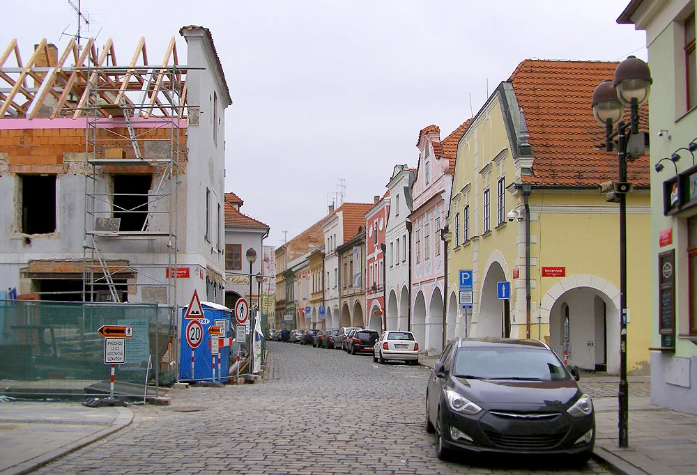 Dům U Tyrola, později u Fulínů v únoru 2018.