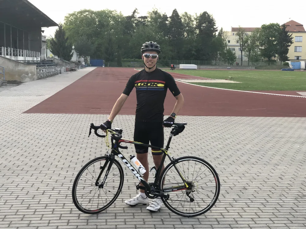 David Vaš se na letní dovolenou do Chorvatska vydá na kole.