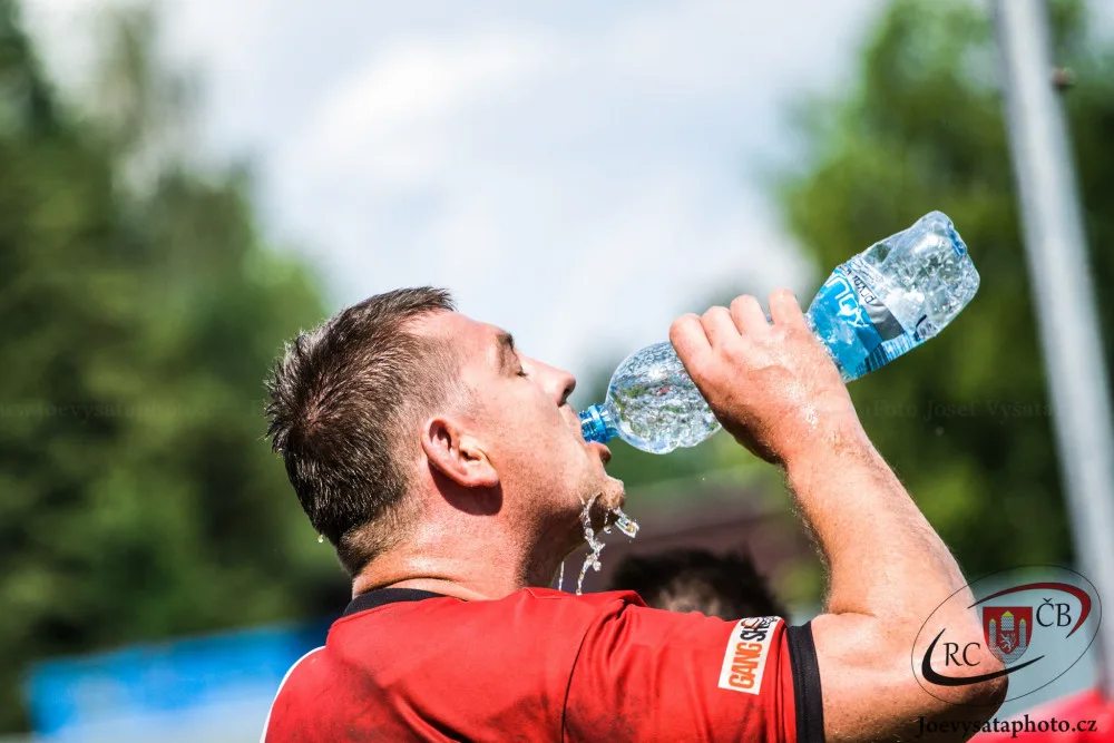 Českobudějovičtí ragbisté porazili v poslením jarním utkání Karlovy Vary 50:19.